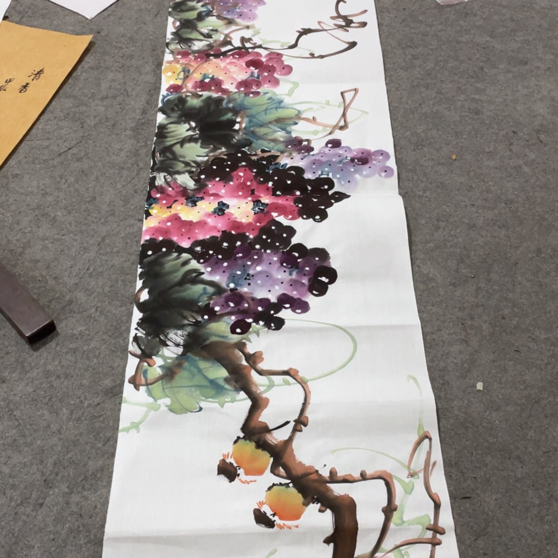 国画国画作者画心一张