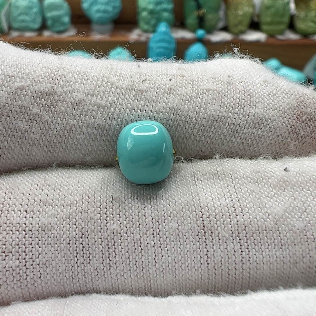 绿松石老型珠 未镶嵌