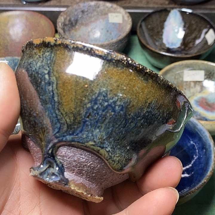 茶盏9.2粘泪 斜底健健康康快乐了