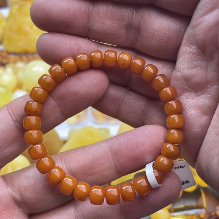 蜜蜡珠宝奇石未镶嵌手串
