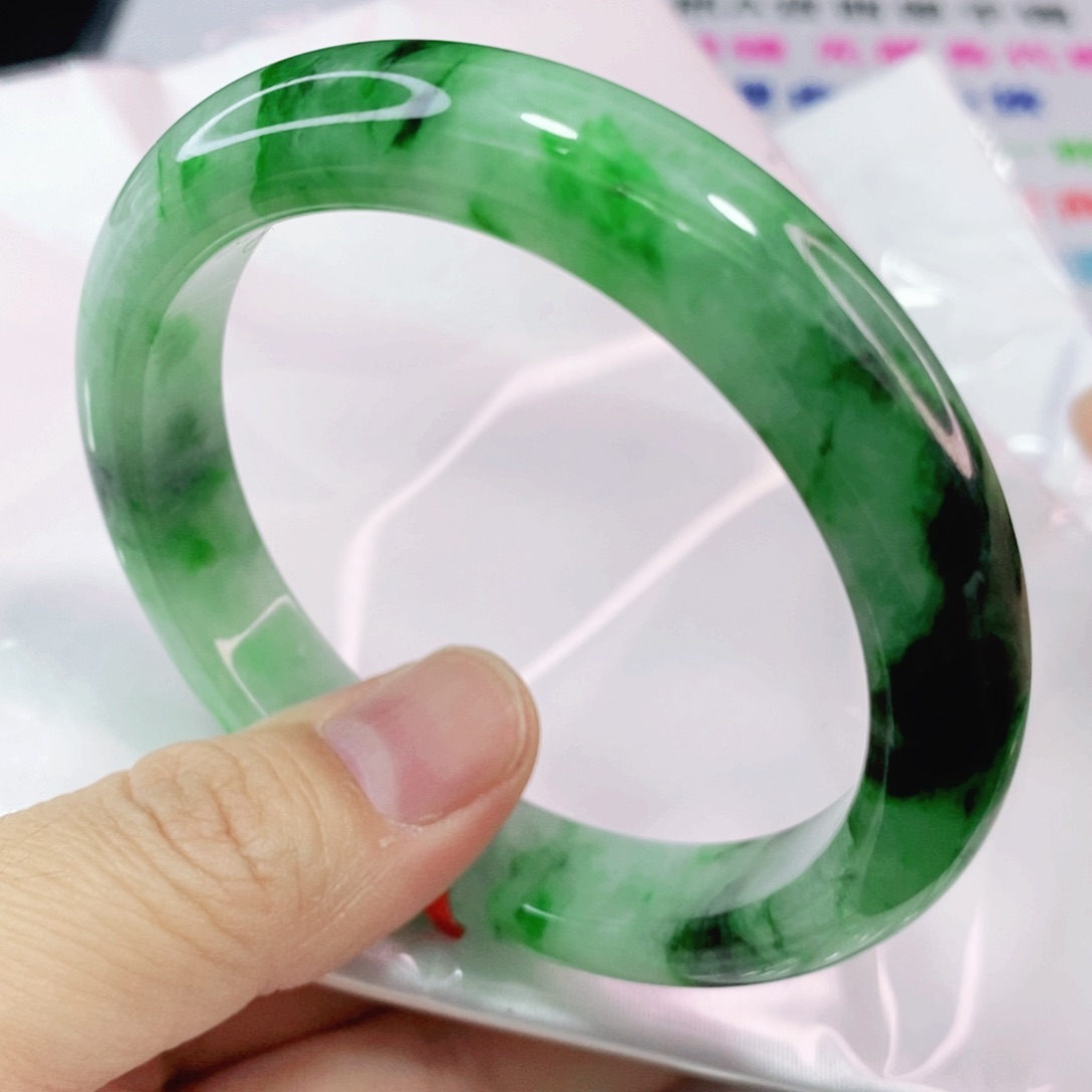 未镶嵌手镯翡翠58.5圈口货头力推