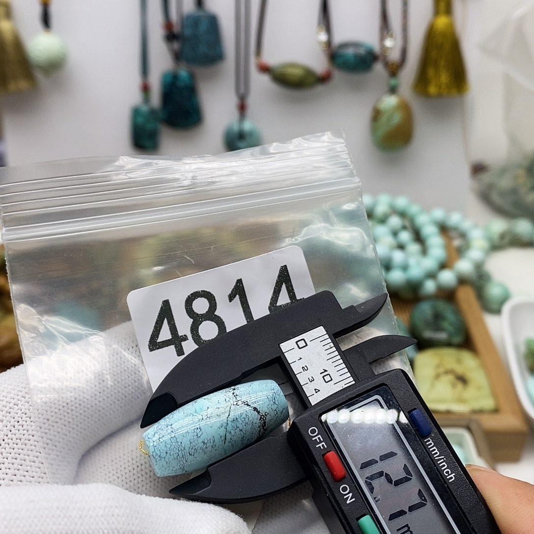 绿松石未镶嵌颈饰