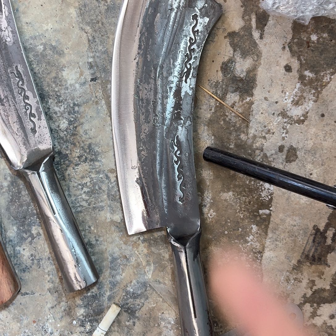 高碳锰钢云南阿老表手工刀