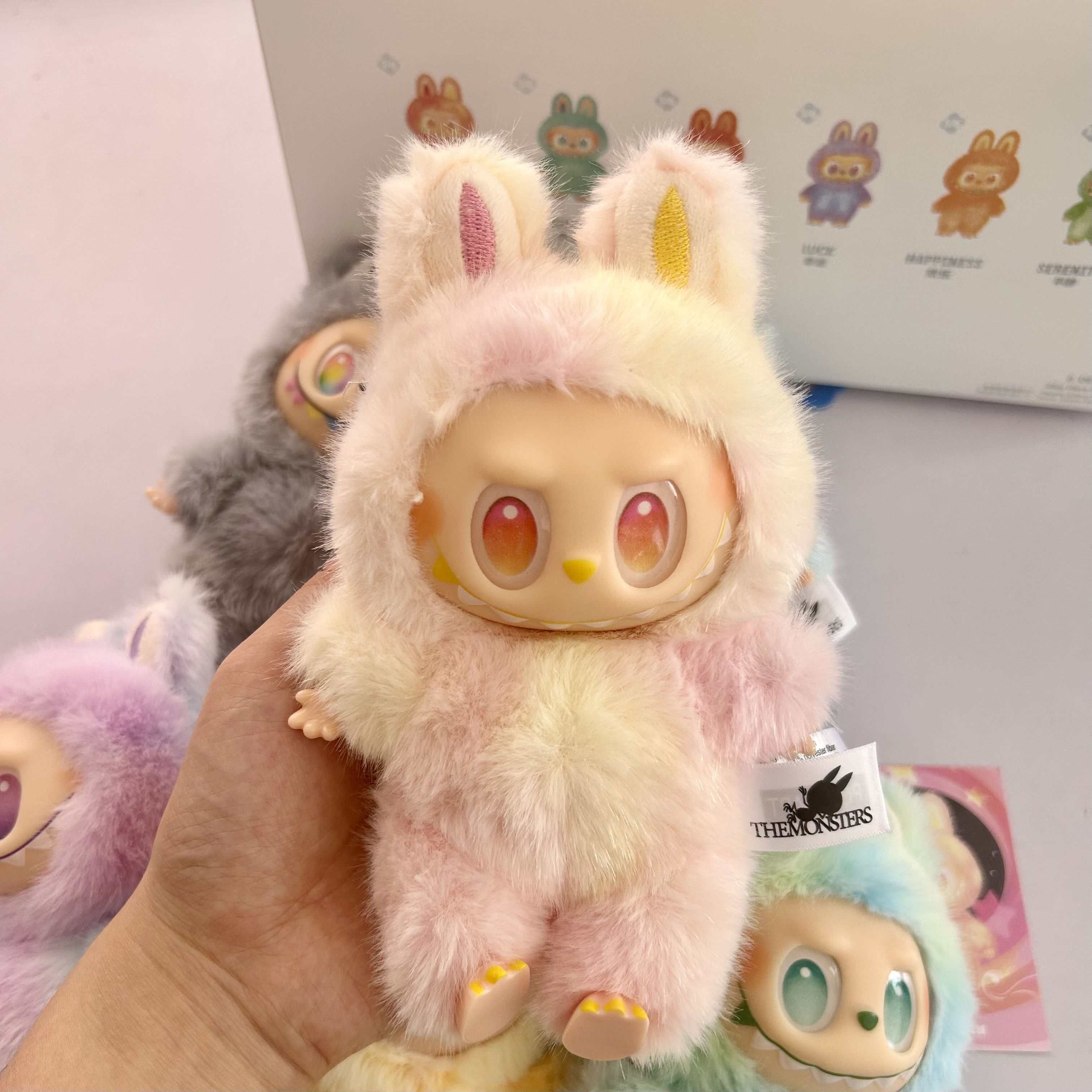 【国版】3.0盲盒公仔挂件心动马卡龙脸系列