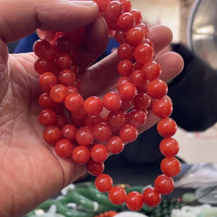 南红玛瑙颈饰未镶嵌108