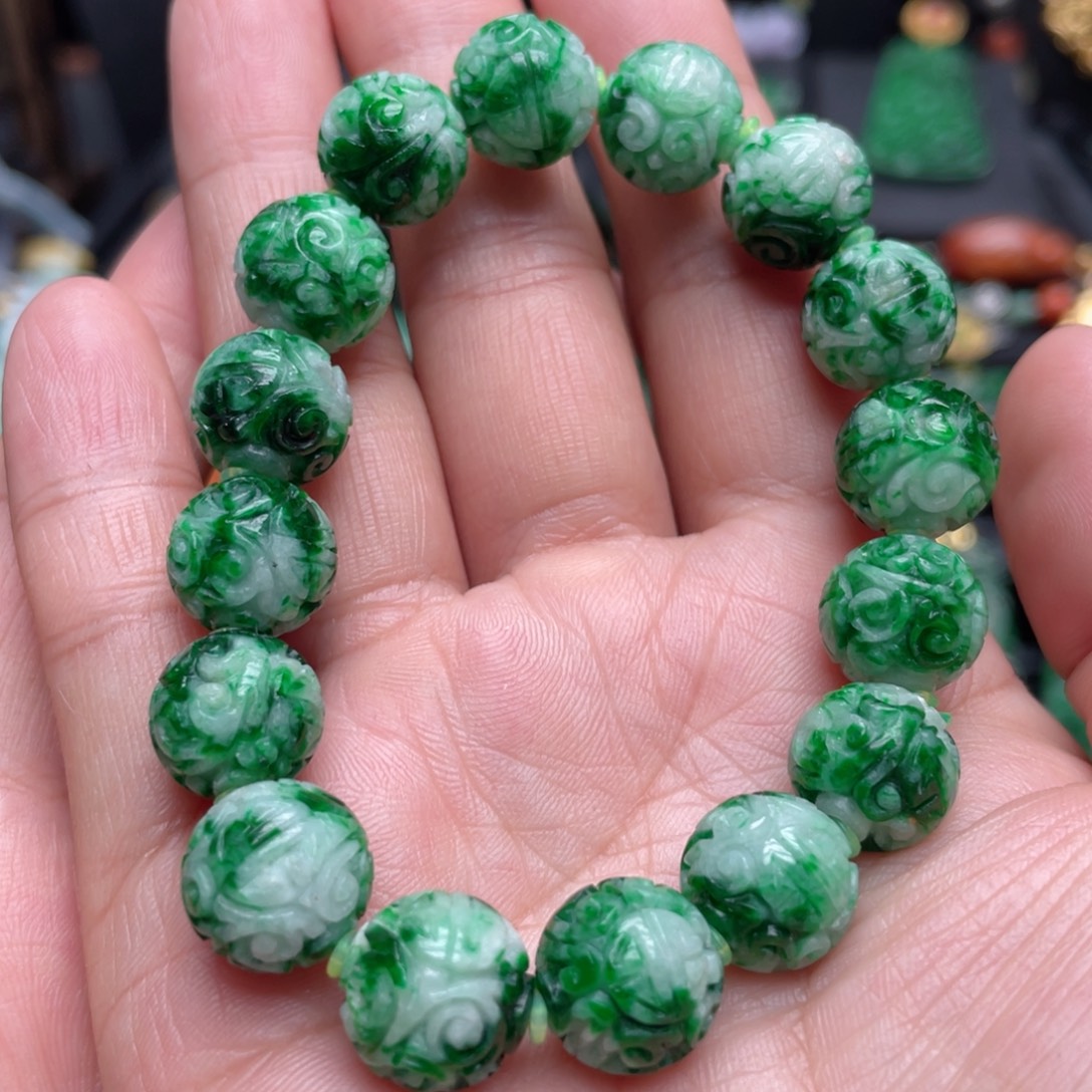 翡翠未镶嵌手链翡翠