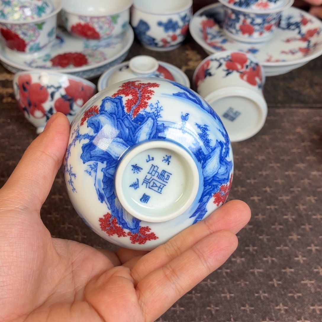 杯子瓷瓷姑娘景德镇陶瓷艺术