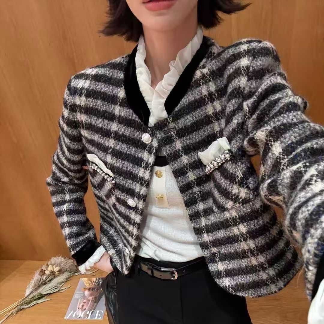 25638秋季小香风外套