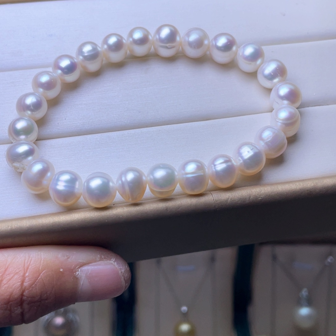 淡水珍珠手链未镶嵌