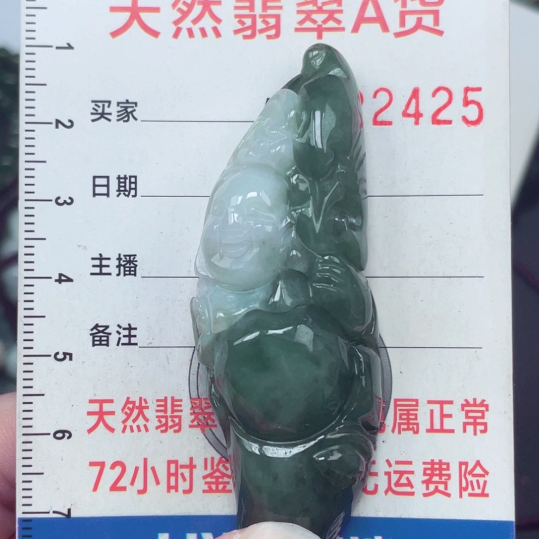 翡翠未镶嵌颈饰吊坠