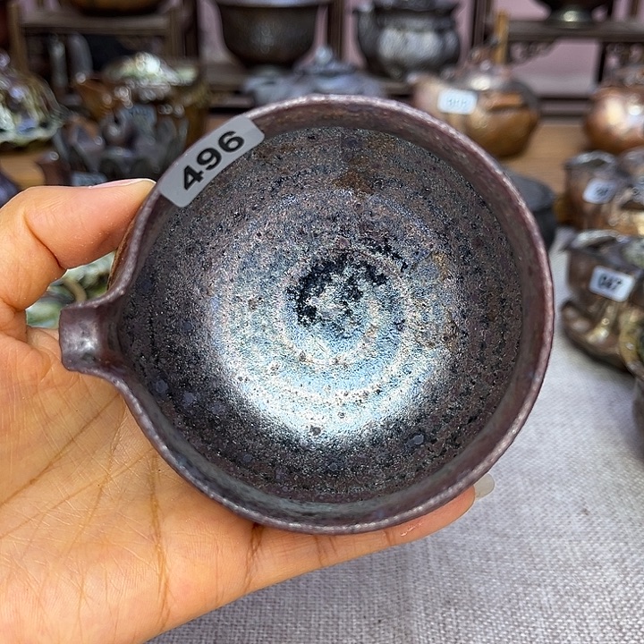 裸柴烧陶瓷手工茶器