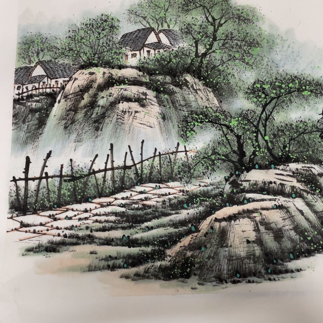 国画宋志纯老师绘画