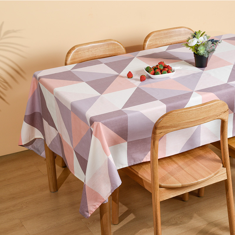 出口老美 百搭格子餐桌桌布 150x200cm罗可西【20426】