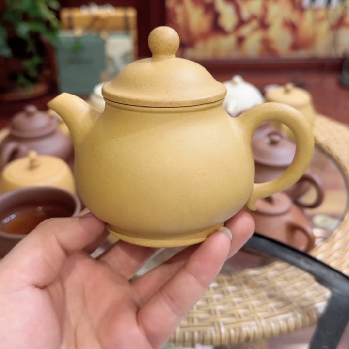 茶壶紫砂黄金段潘壶260cc