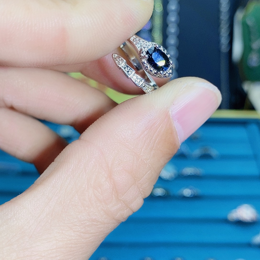 紫晶珠宝半成品银S925镶嵌