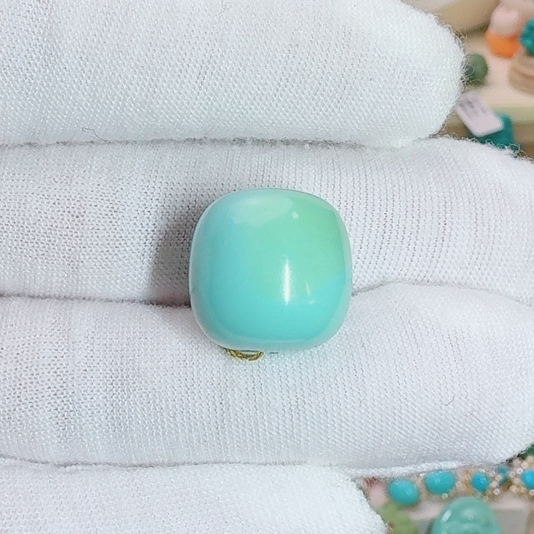 绿松石未镶嵌珠宝奇石超大老型珠15