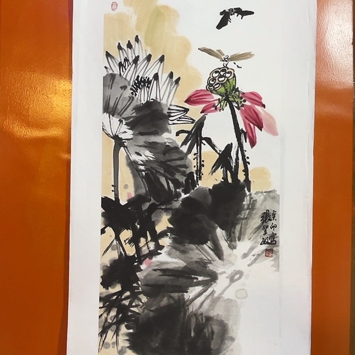 国画张圣敏先生纯手绘画作