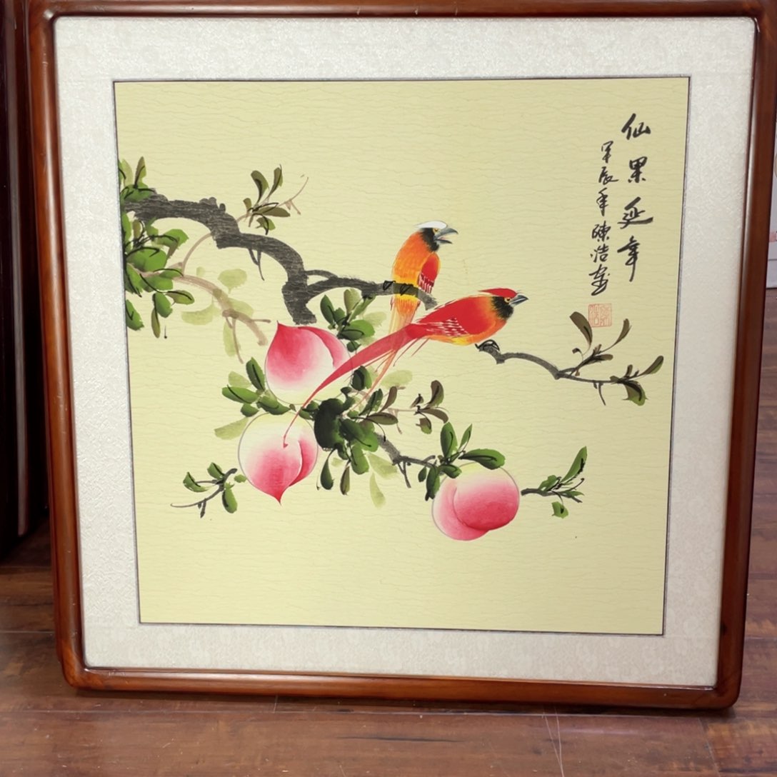 国画带框尺寸63*63厘米