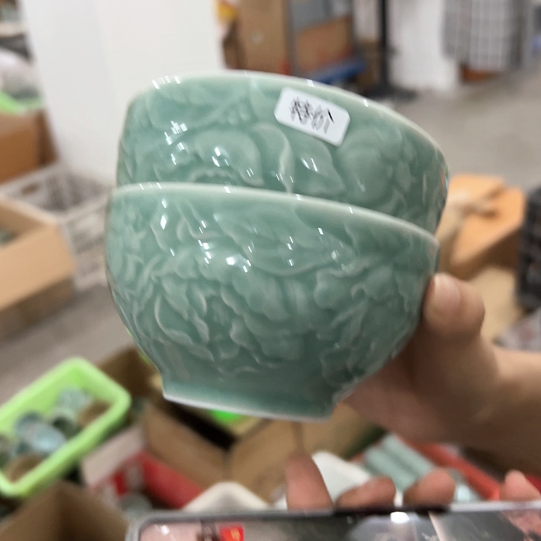 龙泉云间青瓷小米茶器
