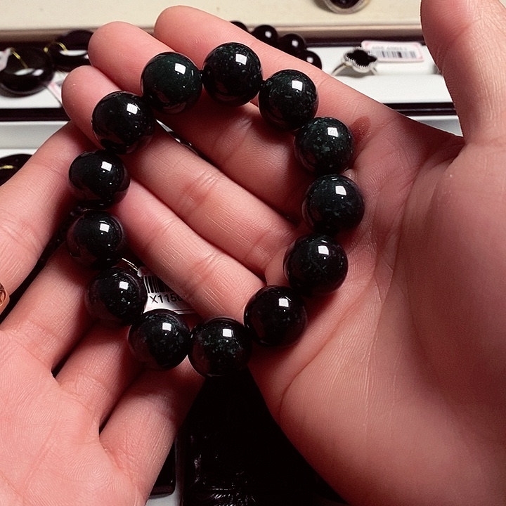 翡翠未镶嵌颈饰天然缅料A货 手串卡16 a202