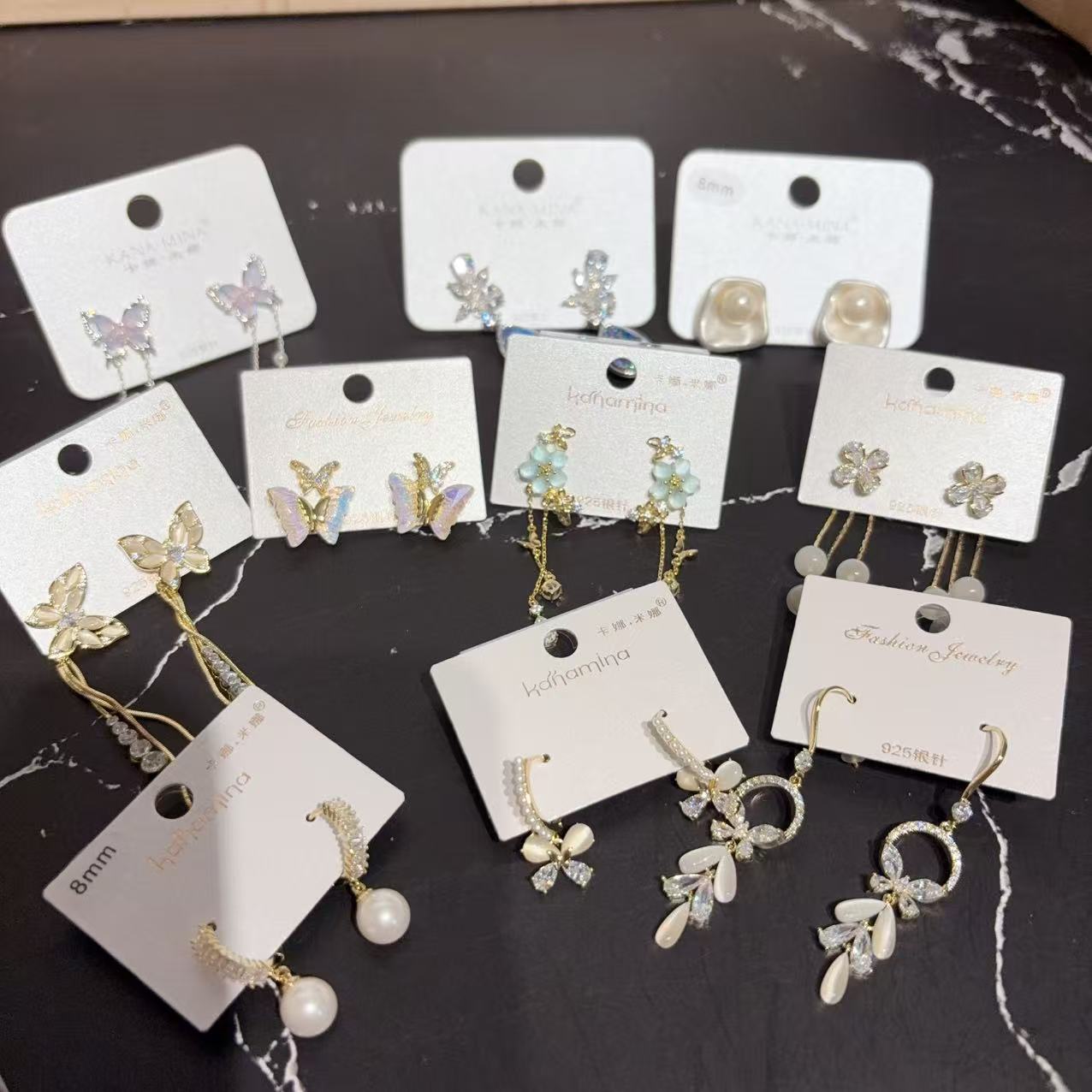 铜合金耳饰 铜合金时尚耳环，直播专用链接百搭百搭气质轻奢简约