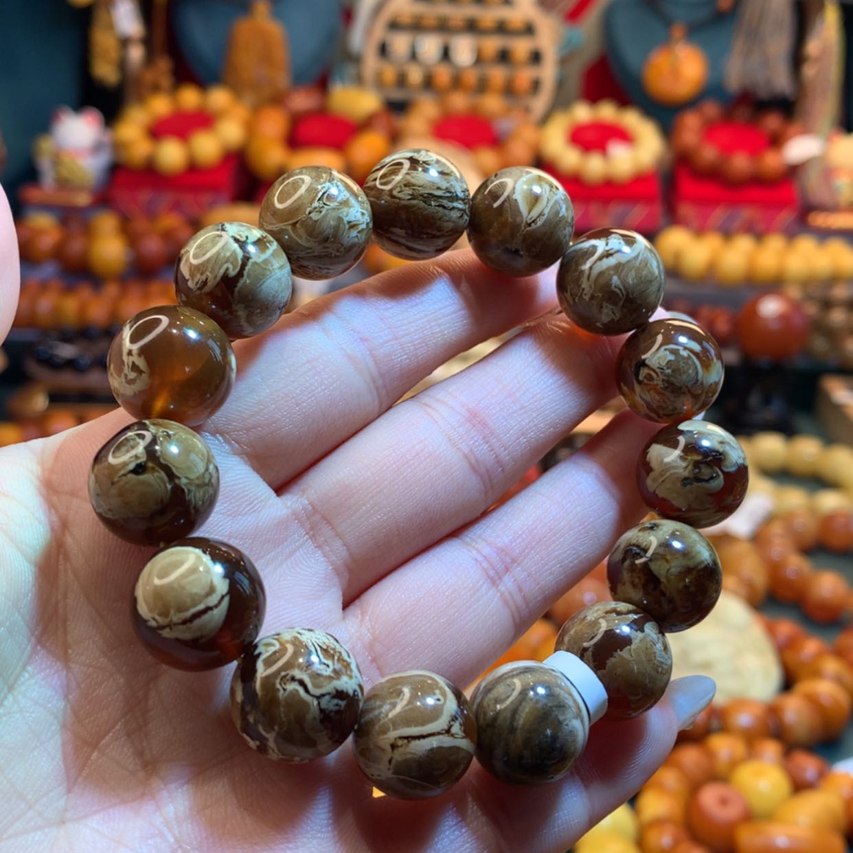 【闪购商品】琥珀手串未镶嵌根珀手串