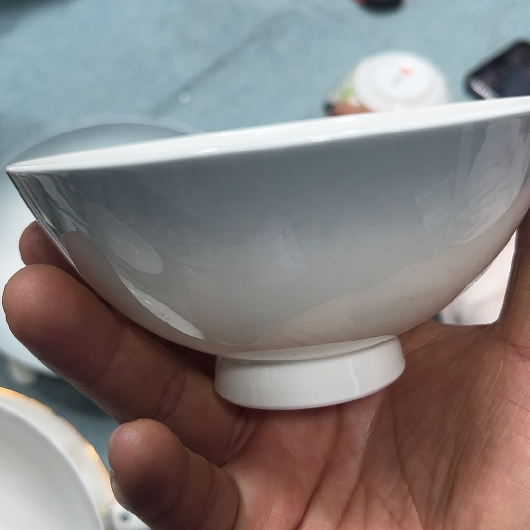 瓷片渐变碗六个4.7哇塞