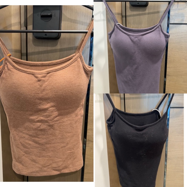 吊带修身带胸垫上衣