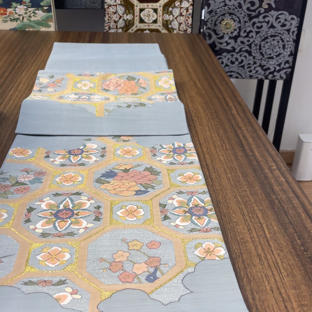 织绣唐锦西阵织桌旗14