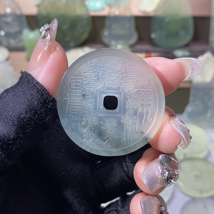 岫玉吊坠未镶嵌吊坠