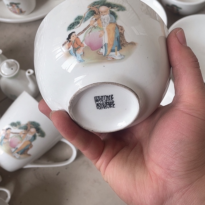 瓷片翱**天深度7，库存米饭碗10个