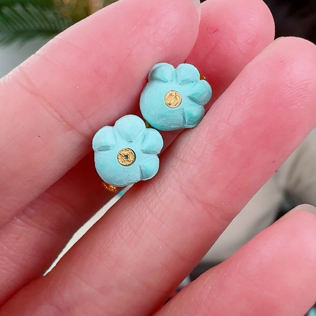 未镶嵌绿松石珠宝奇石