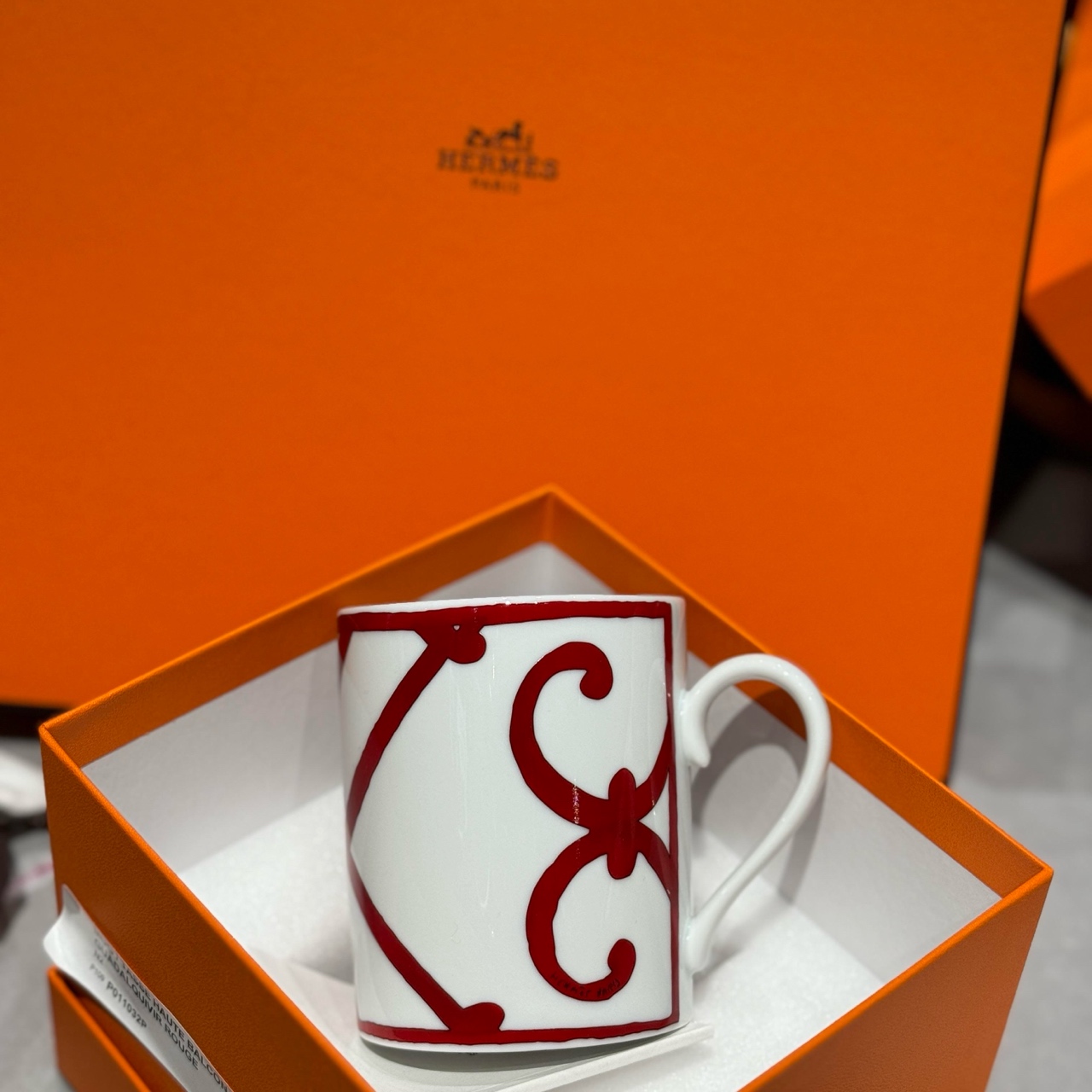 全新未使用 Hermes/爱马仕 全新 爱马仕Hermes 西班牙阳台 马克杯