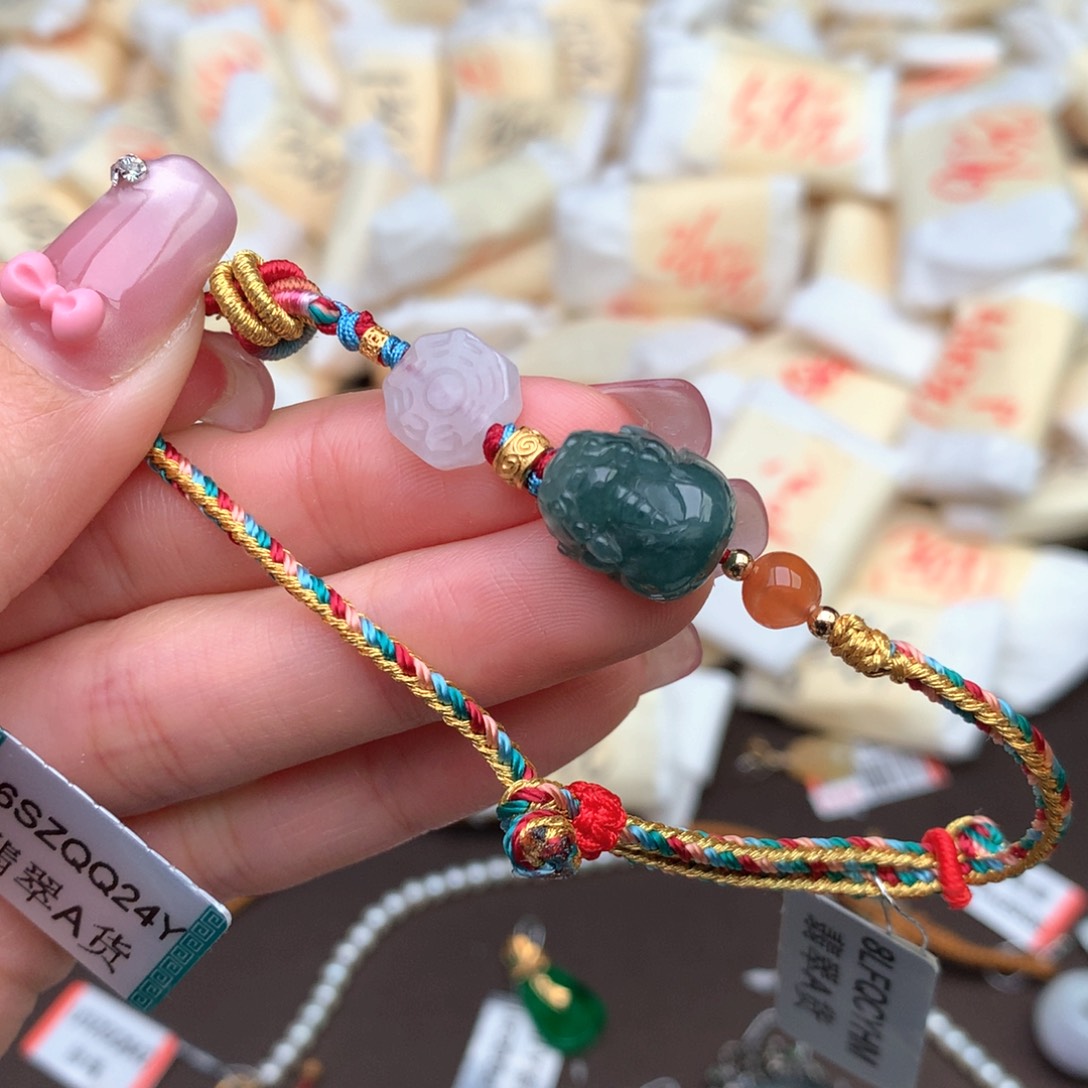 【闪购商品】翡翠手绳未镶嵌一