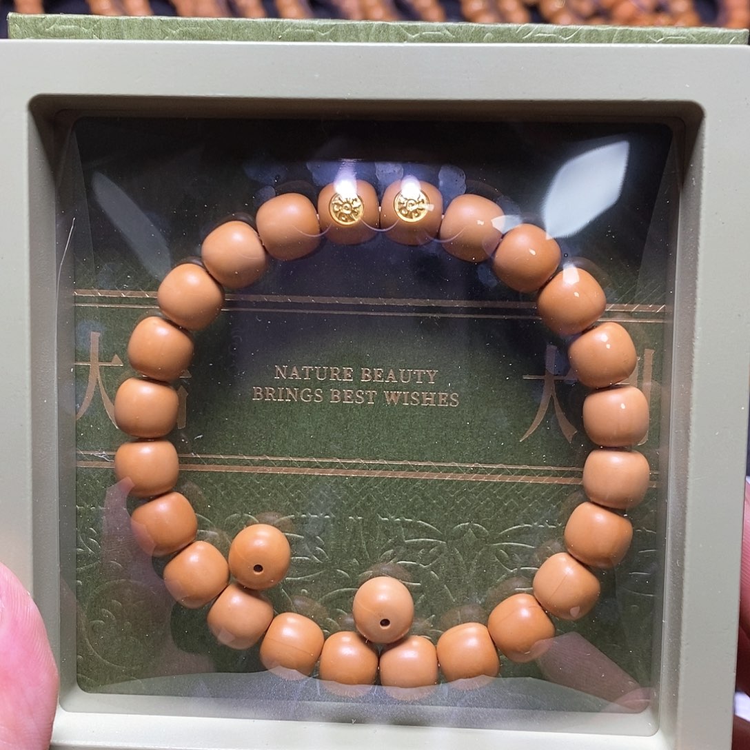 猴头核桃手串双 18k金标手工柔光小老邢9左右全品65号