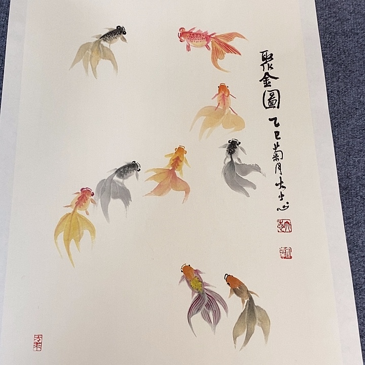 国画纯手绘写意画作45*68