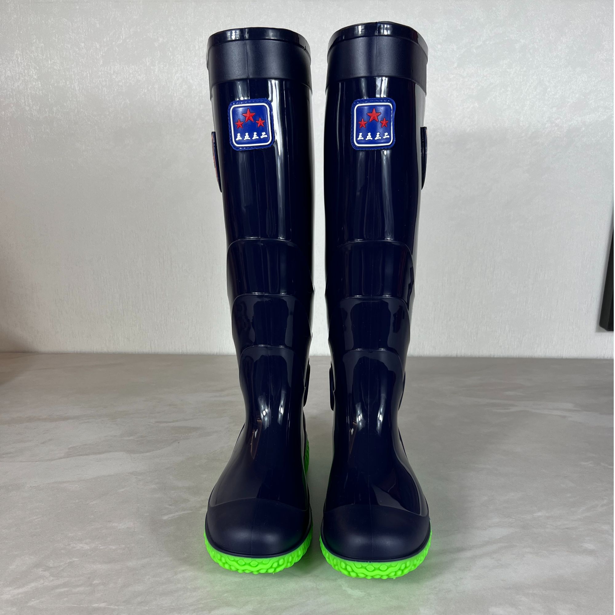45厘米特高筒雨鞋男防滑防水鞋耐酸碱高帮雨靴平底户外钓鱼涉水鞋