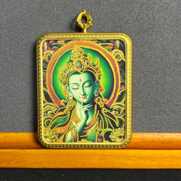 绿度母唐卡 精品唐卡4*5