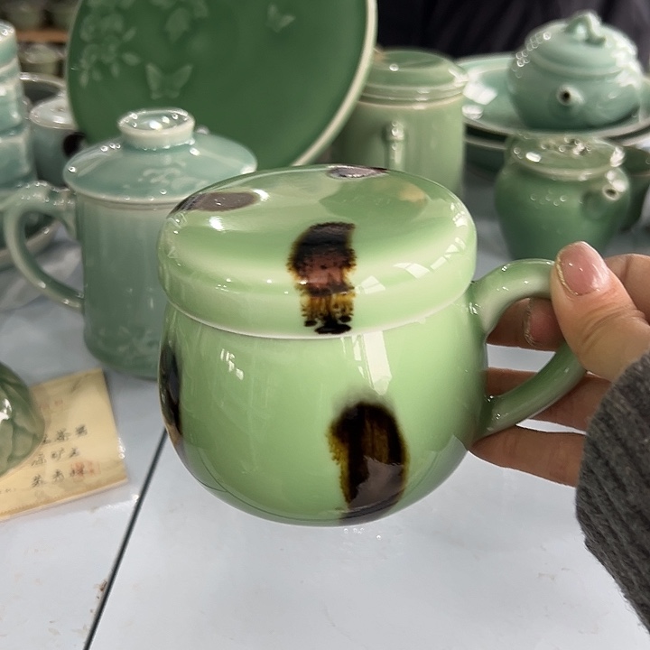 小米茶器龙泉青瓷