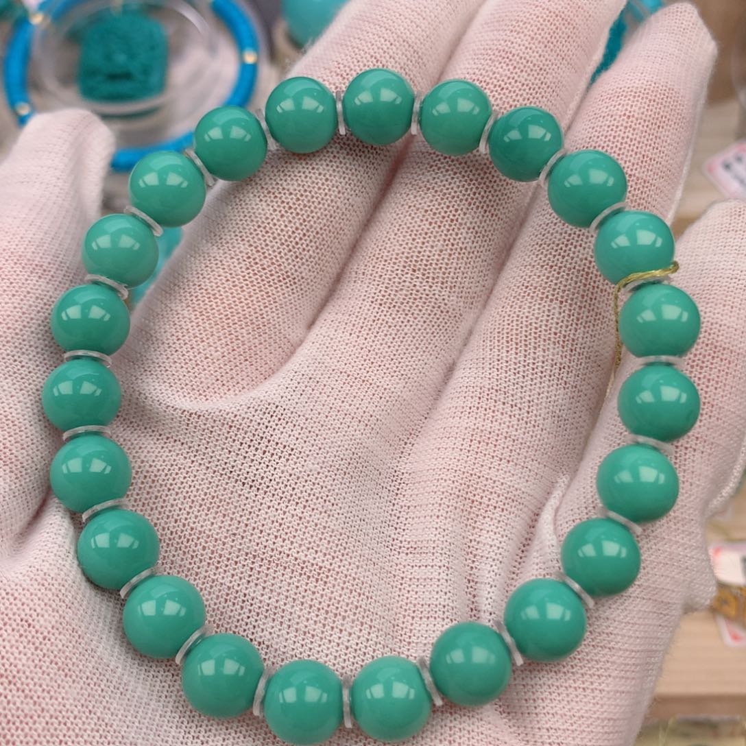 绿松石直径8.8未镶嵌