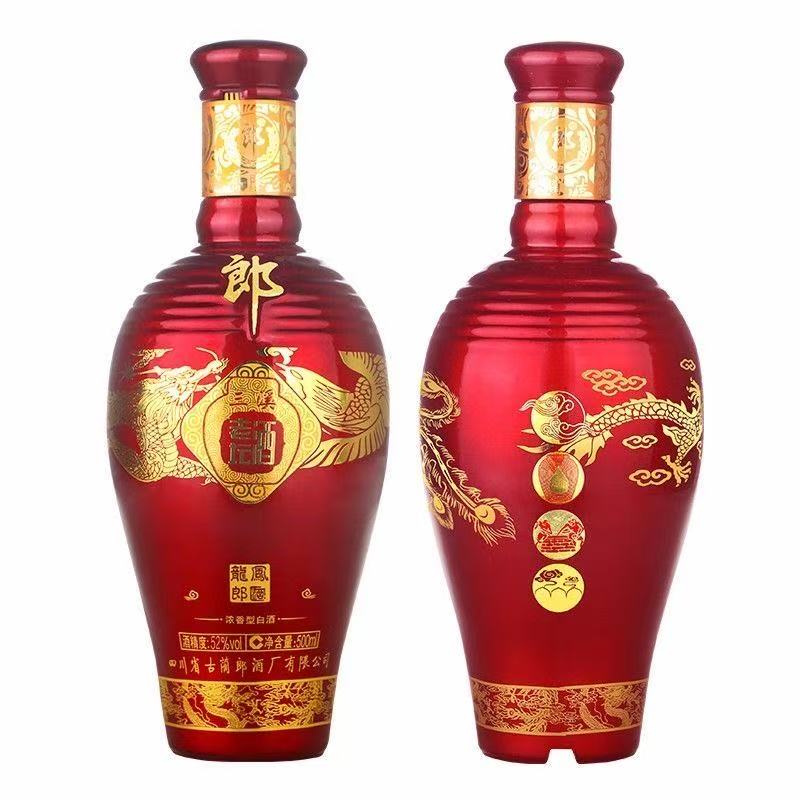 郎酒三溪老坛酒 龙凤郎酒 浓香白酒-500ml-2015年52度