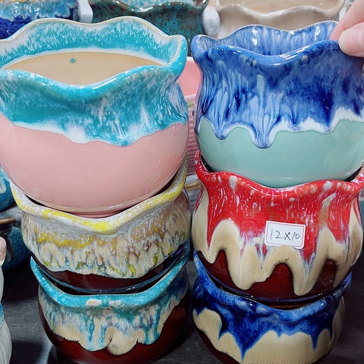 多肉陶瓷花盆满10元包邮