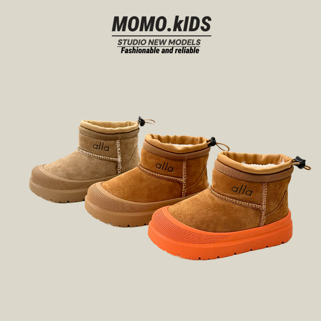 儿童雪地靴2025年冬季新款女童棉靴加厚保暖男童宝宝雪地棉