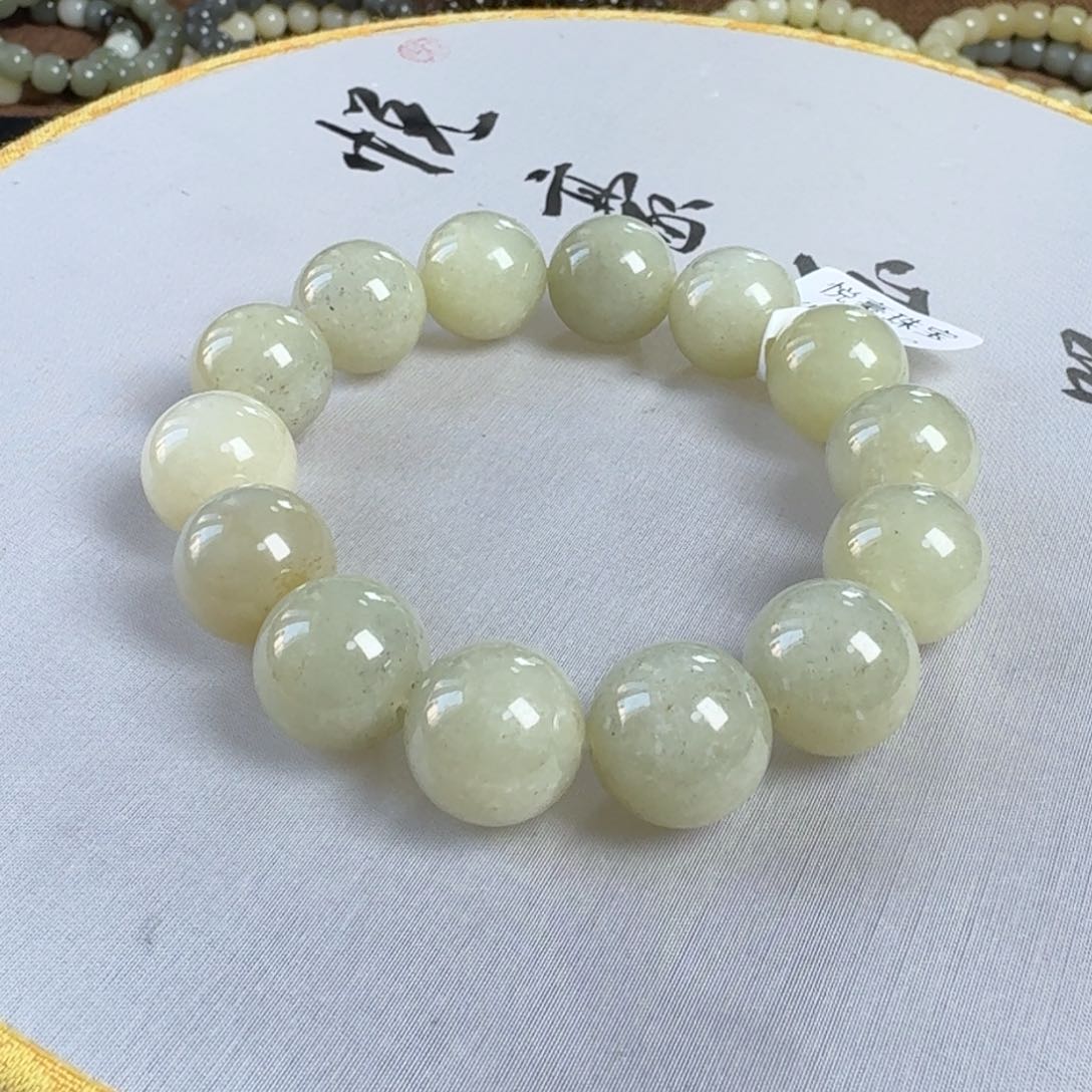 和田玉手链未镶嵌