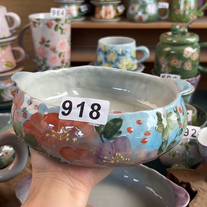 景德镇陶瓷手绘作品918