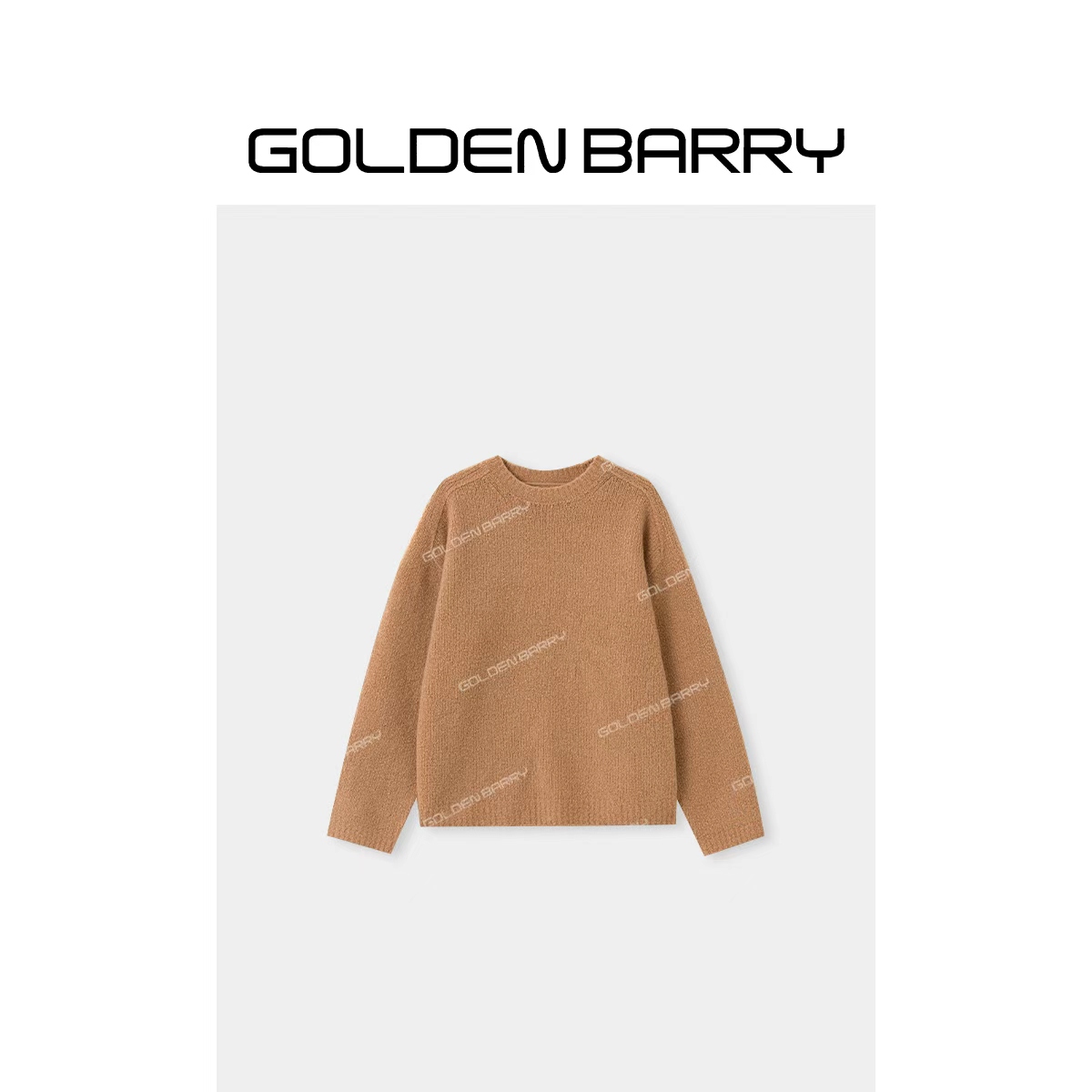 |246459高级感圆领慵懒风毛衣