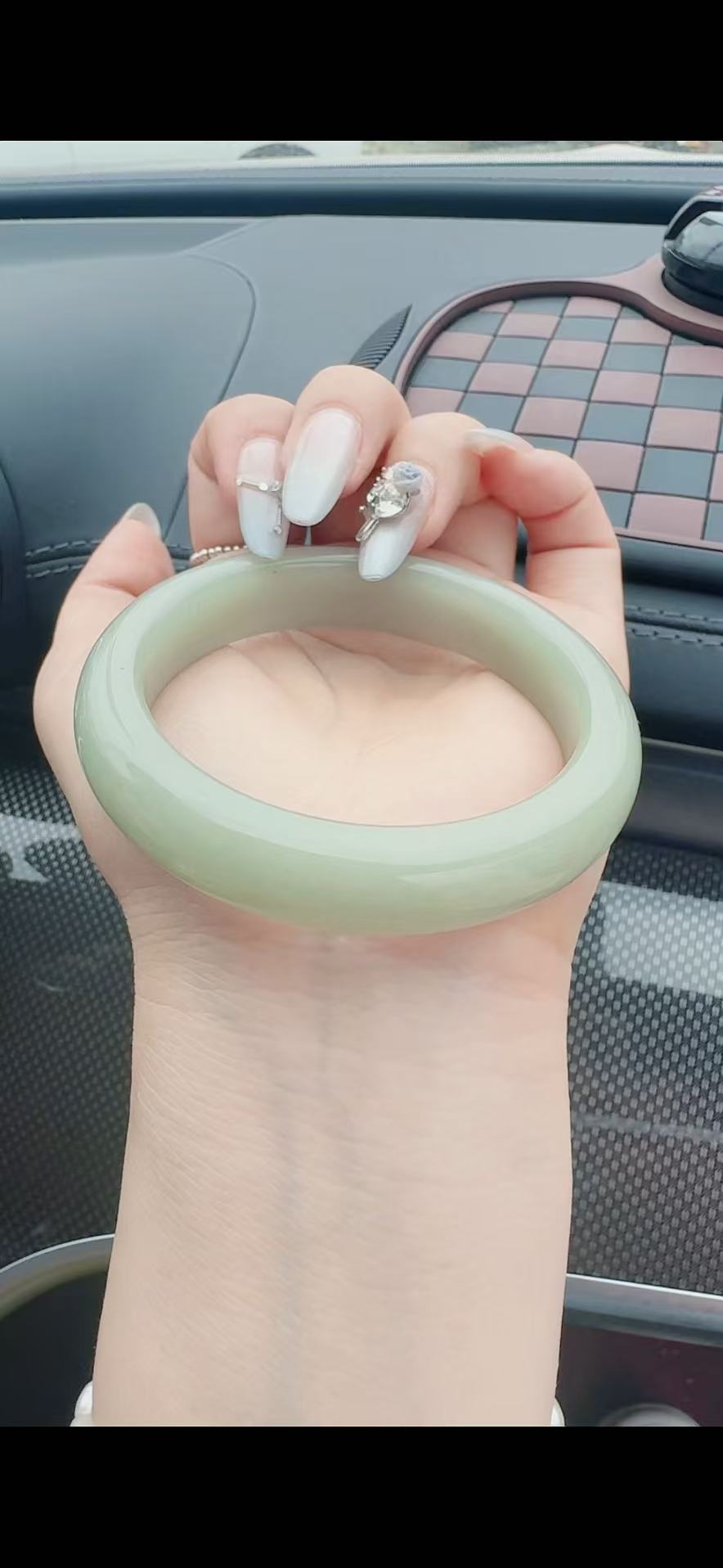 东陵玉钢板料手镯
