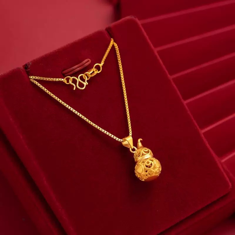 【直播专属】足金999精美时尚葫芦吊坠（一证+一物）