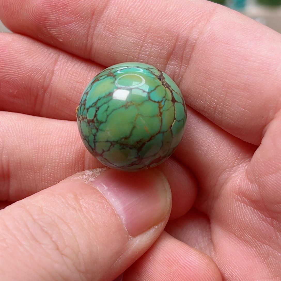 绿松石20圆珠未镶嵌