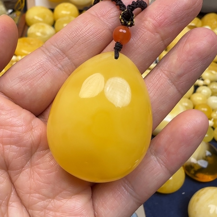 蜜蜡未镶嵌颈饰天然蜜蜡
